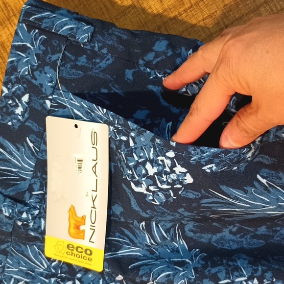 Nicklaus Pineapple Flat Front Golf Performance Shorts ECO Choice Size 30 NWT - Picture 6 of 11